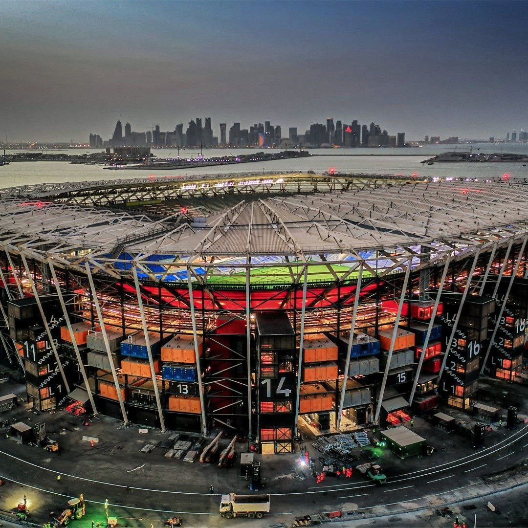 از عجایب جام جهانی ۲۰۲۲: ساخت استادیوم قابل حمل در قطر + عکس