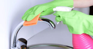 Cleaning kitchen faucets 1
